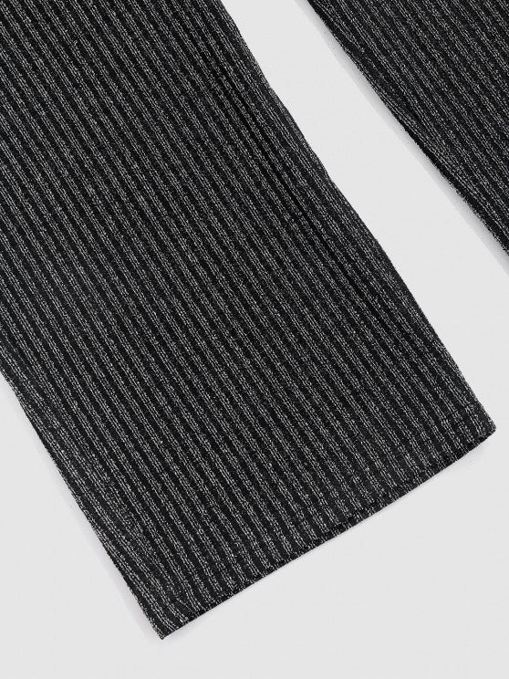 Glitter Silver T Shirt And Pants - Grafton Collection