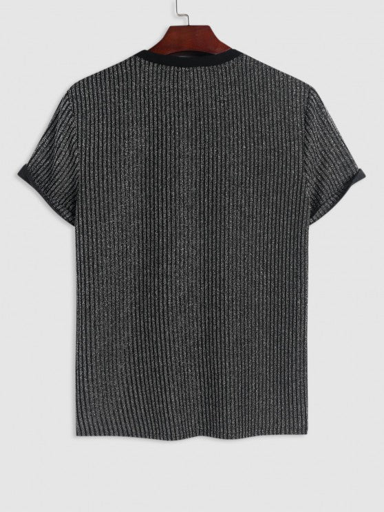 Glitter Silver T Shirt And Pants - Grafton Collection