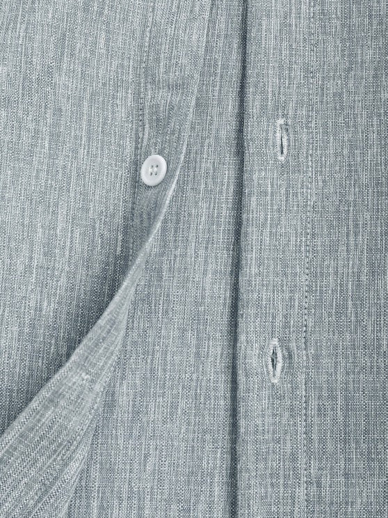 Stand Collar Shirt And Drawstring Shorts - Grafton Collection