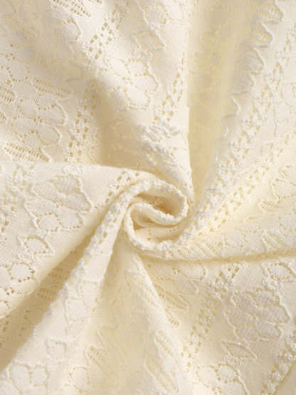 Hollow Out Lace Shirt With Shorts Set - Grafton Collection