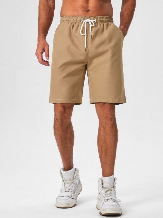 Spliced Polo T Shirt And Bermuda Shorts Set - Grafton Collection
