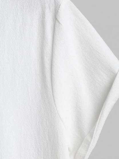 Casual V Neck Short Sleeves Top And Pant - Grafton Collection