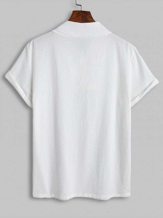 Casual V Neck Short Sleeves Top And Pant - Grafton Collection
