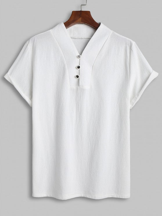 Casual V Neck Short Sleeves Top And Pant - Grafton Collection