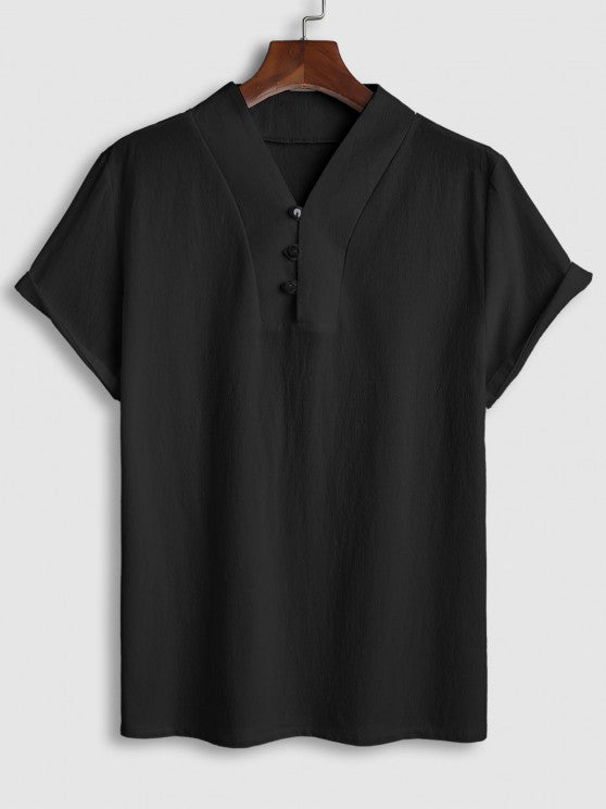 Casual V Neck Short Sleeves Top And Pant - Grafton Collection