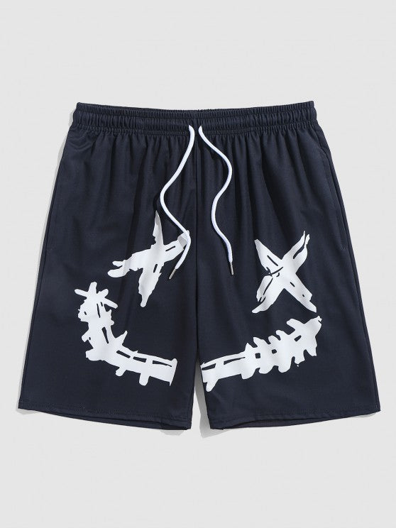 Printed Smile T-Shirt And Shorts - Grafton Collection