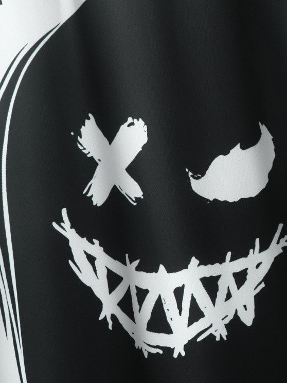 Printed Smile T-Shirt And Shorts - Grafton Collection