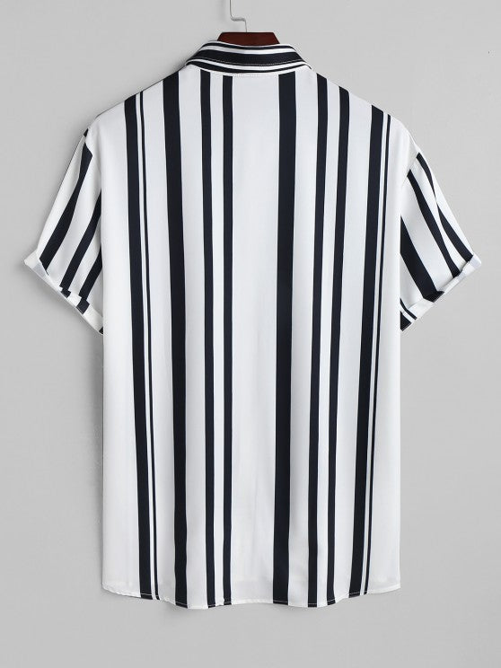 Two Tone Shirt And Basic Shorts Set - Grafton Collection