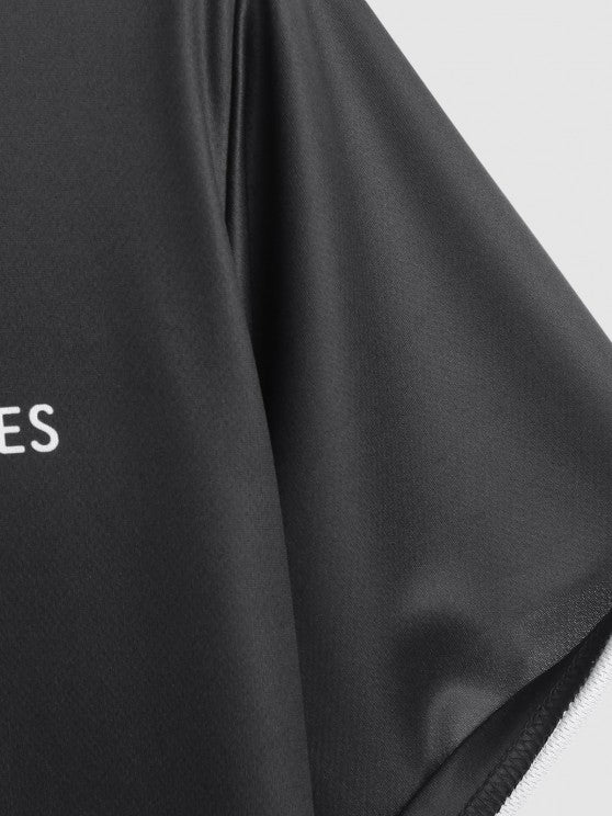 Casual Bear Pattern T-Shirt And Shorts - Grafton Collection