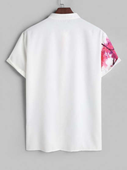 Painting Plant Pattern Shirt And Pant - Grafton Collection