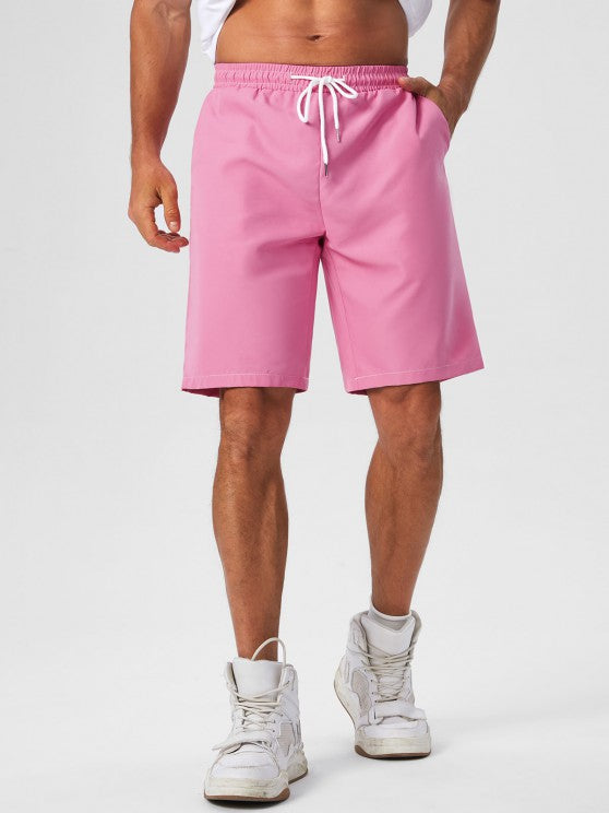 Vertical Stripes Shirt And Casual Shorts Set - Grafton Collection