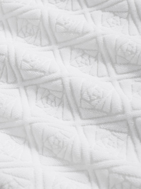 Geometric Style T Shirt And Elastic Waist Shorts Set - Grafton Collection