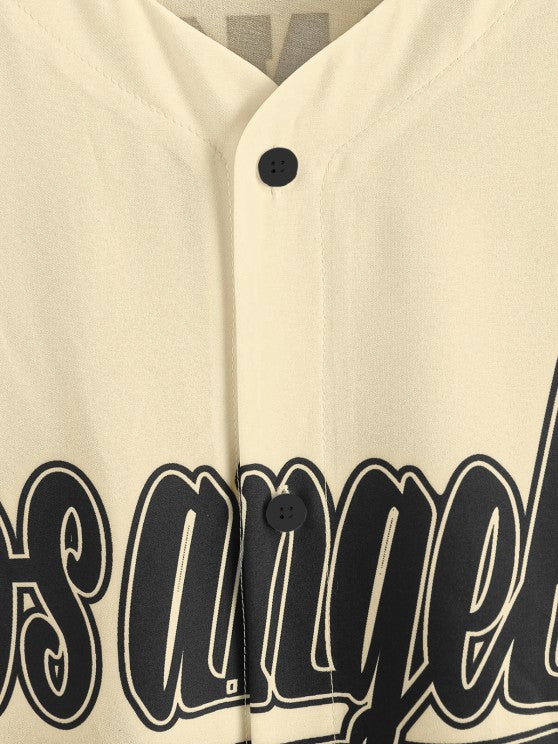 Los Angeles Letter T Shirt And Cargo Shorts - Grafton Collection