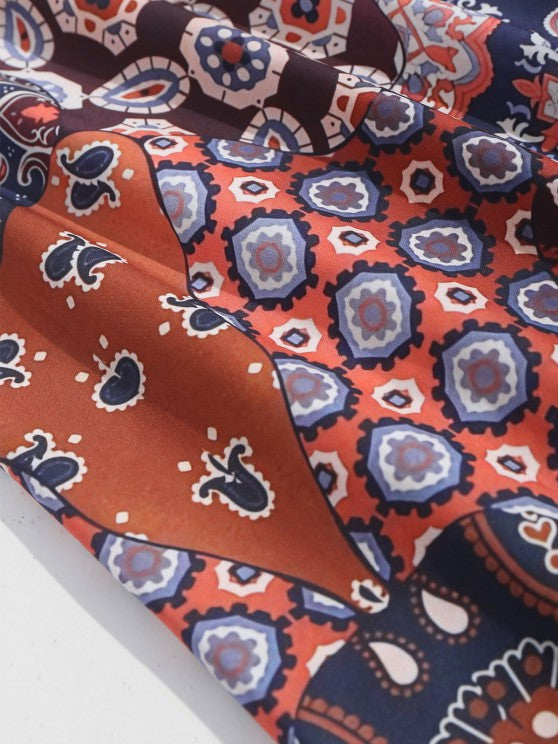 Floral Printed Shirt And Shorts - Grafton Collection