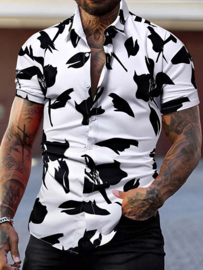Monochrome Shirt And Basic Bermuda Shorts - Grafton Collection
