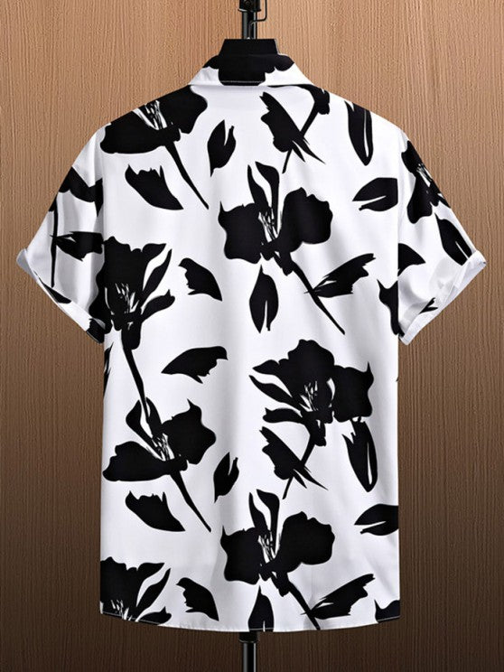 Monochrome Shirt And Basic Bermuda Shorts - Grafton Collection