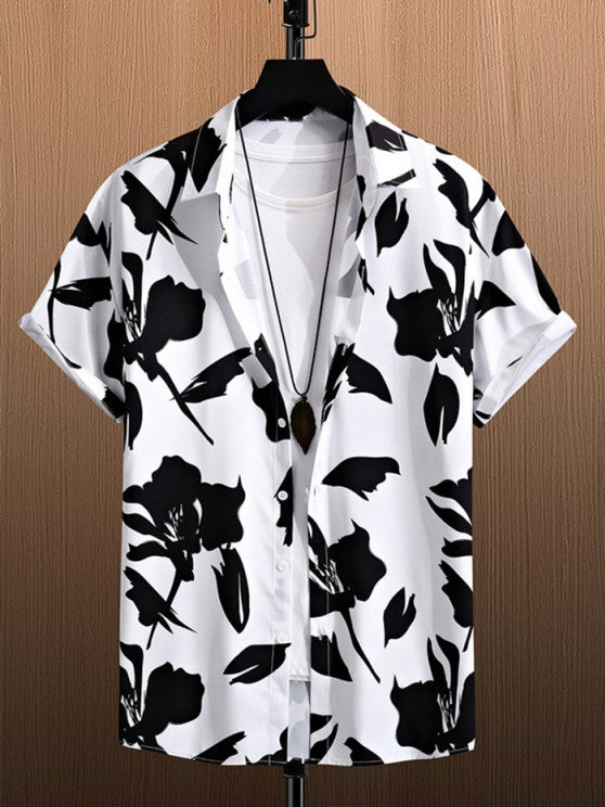 Monochrome Shirt And Basic Bermuda Shorts - Grafton Collection