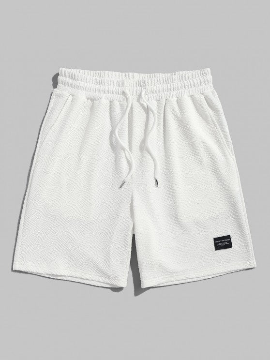 Textured Short Sleeves T-Shirt And Shorts - Grafton Collection