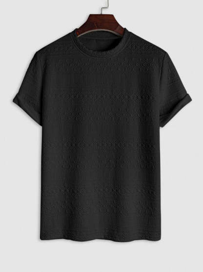 Plain Round Neck T-Shirt And Shorts - Grafton Collection