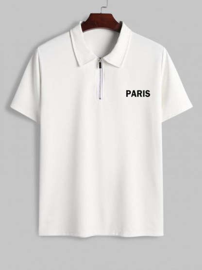 Casual Zip T Shirt And Shorts - Grafton Collection