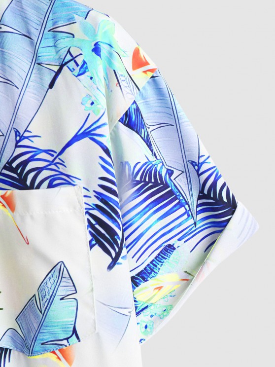 Palm Leaves Shirt and Beach Shorts Set - Grafton Collection
