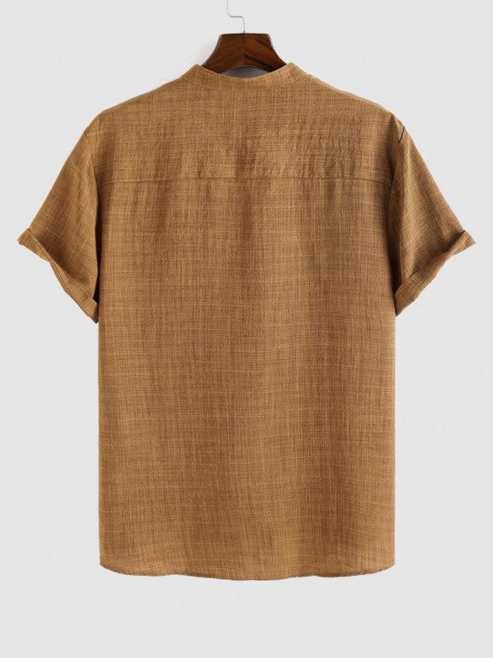 Casual Plain Shirt And Pants - Grafton Collection