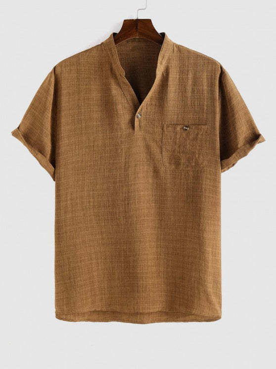Front Pocket Shirt And Shorts - Grafton Collection