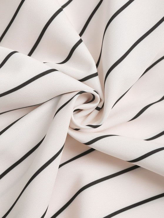 Vertical Stripes Shirt and Shorts Set - Grafton Collection