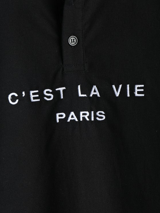 Embroidered Shirt And Jogger Set - Grafton Collection