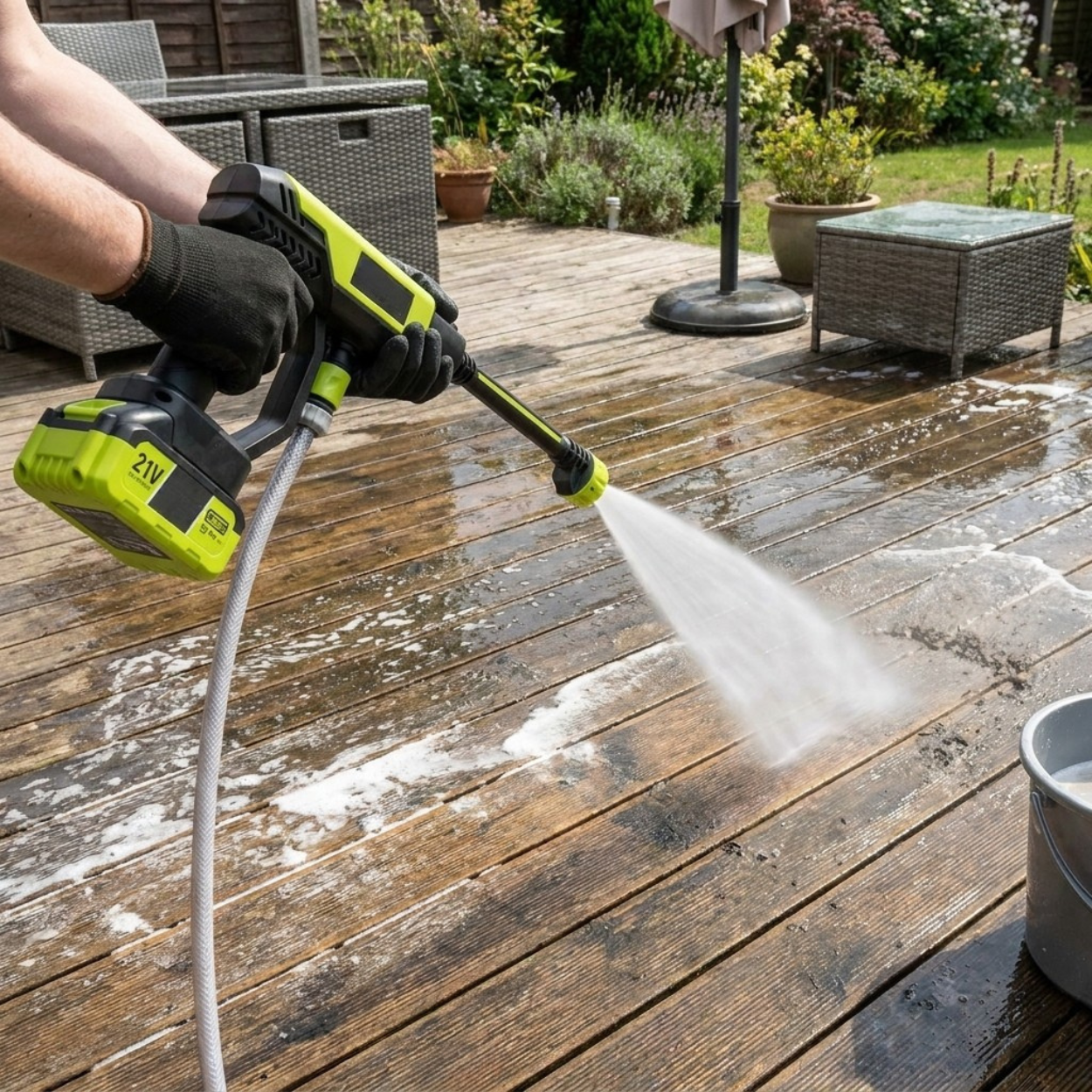 Portable Cordless Spray Cleaning Washer With Charger And Spray Bottle