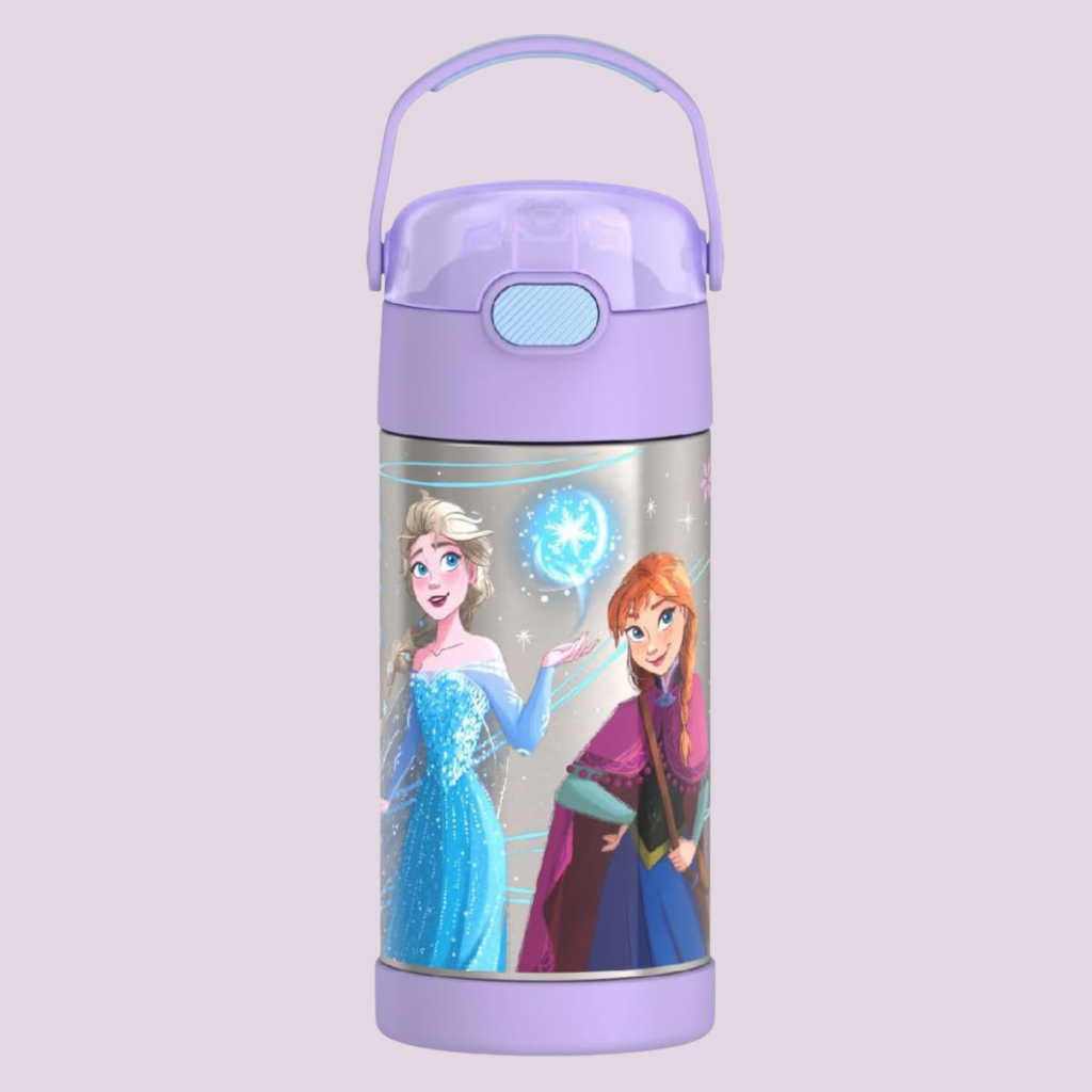 Kids Stainless Steel Vacuum Insulated Water Bottle with Straw
