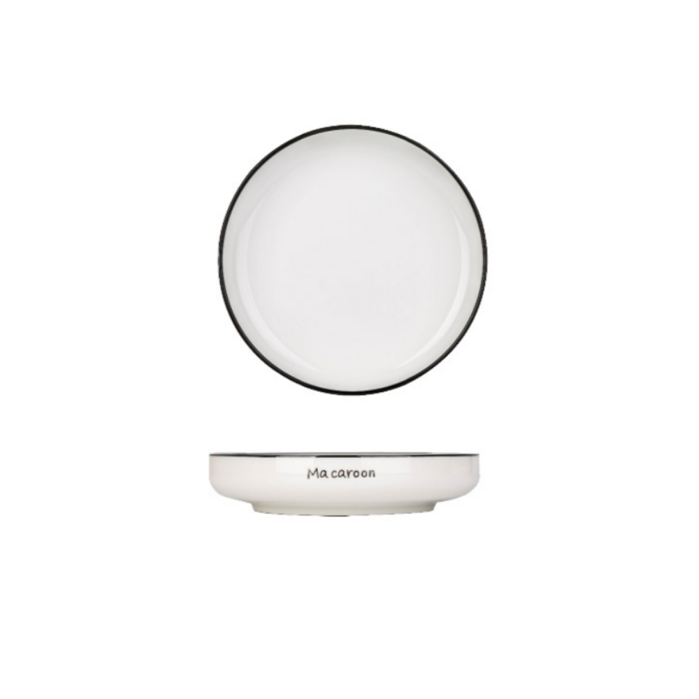 White Ceramic Dinnerware - Grafton Collection