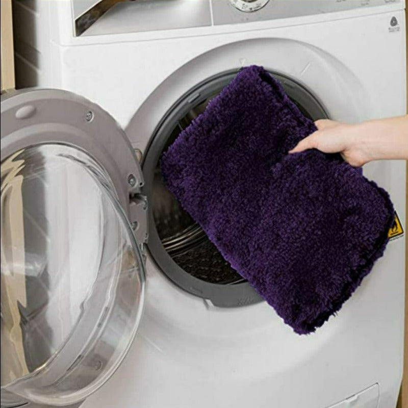 Purple Bathroom Rug Non Slip Bath Mat - Water Absorbent Soft Microfiber Shaggy Bathroom Mat Machine Washable Bath Rug for Bathroom Thick Plush Rugs for Shower - Grafton Collection