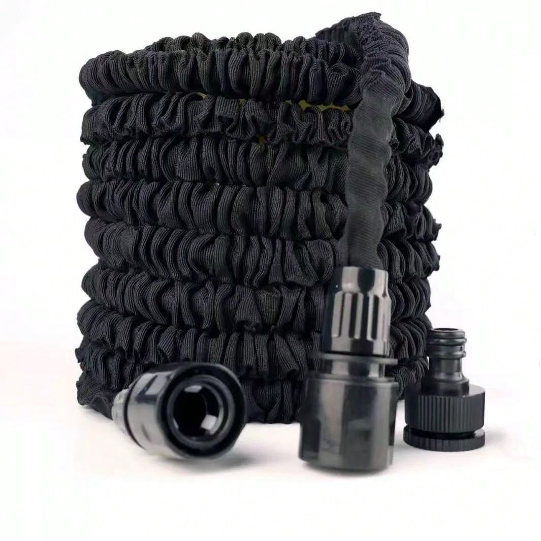 Expandable Garden Hose With High Washer Nozzle For Yard Watering