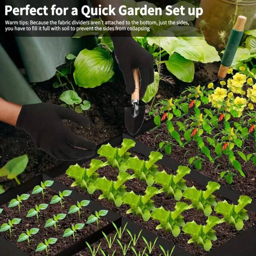 Extra Large Multi Grid Raised Garden Bed Kit With Planter For Vegetables Flowers