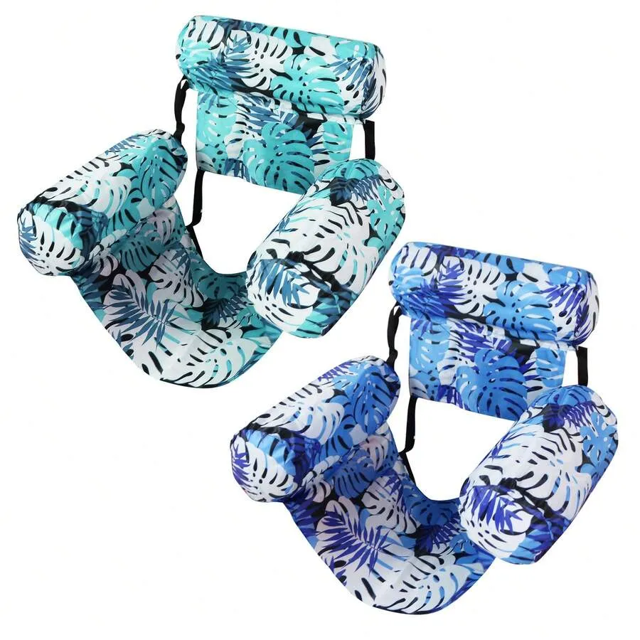 Pack of 2 Heavy Duty Inflatable Pool Lounge Chair