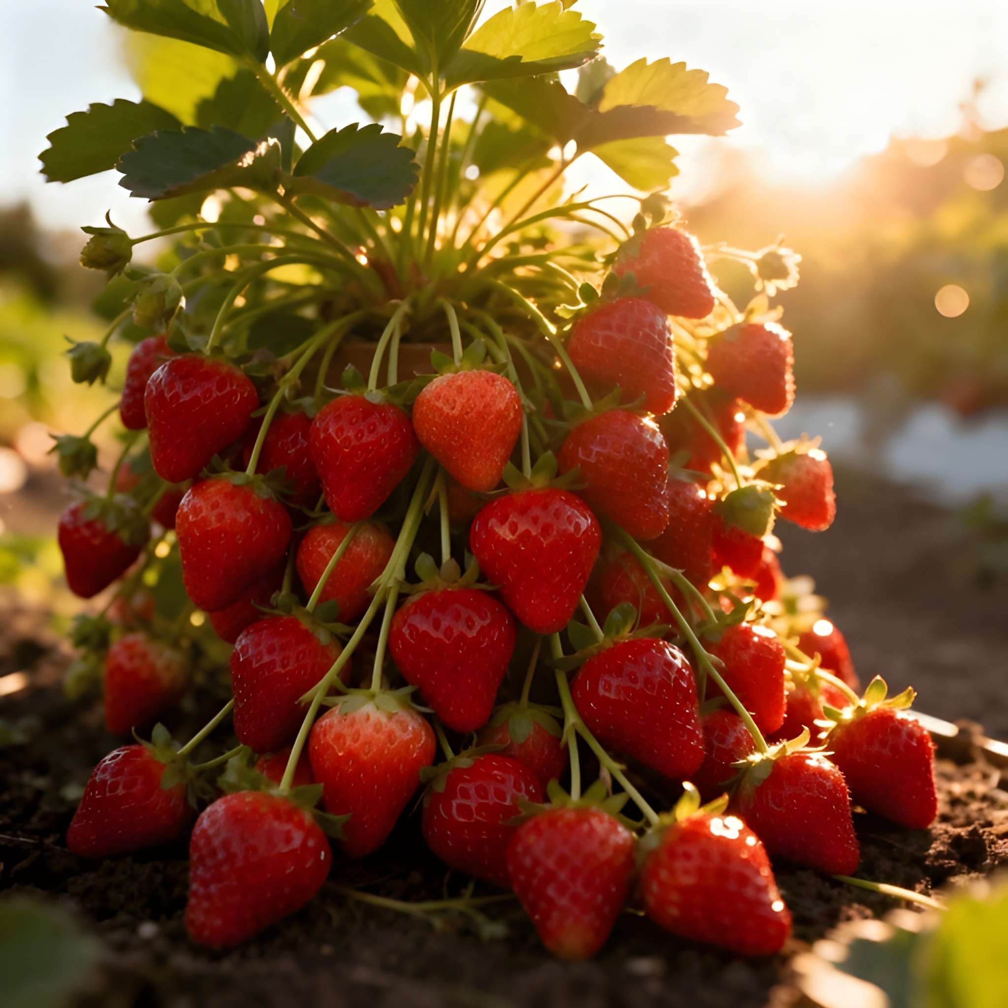 300 Pieces Giant Fresca Everbearing Strawberry Seeds
