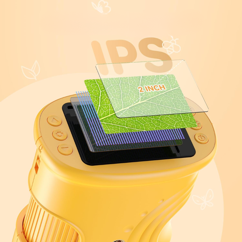 Mini Digital Pocket Microscope For Kids With 1000x Zoom Display