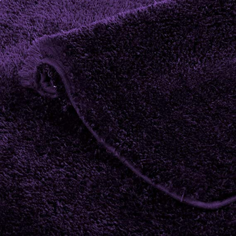Purple Bathroom Rug Non Slip Bath Mat - Water Absorbent Soft Microfiber Shaggy Bathroom Mat Machine Washable Bath Rug for Bathroom Thick Plush Rugs for Shower - Grafton Collection