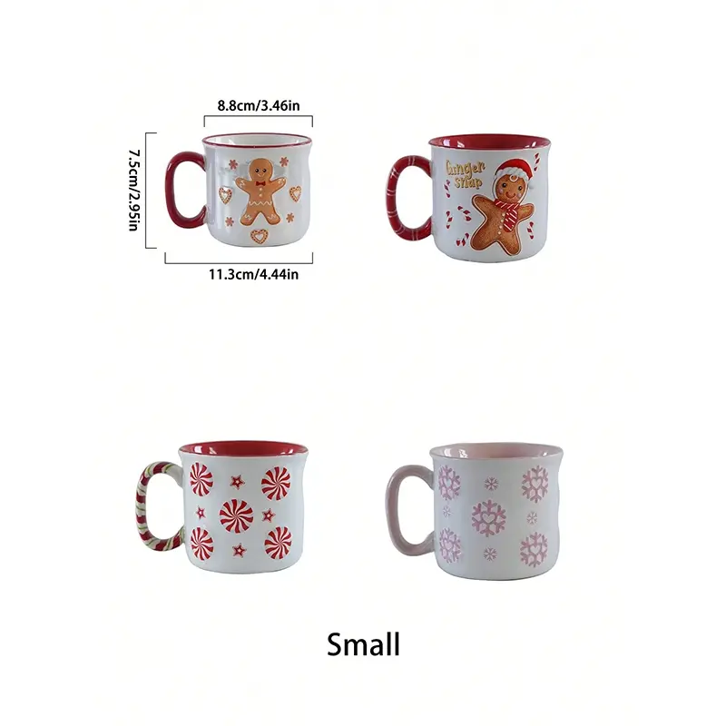 Creative Themed Ceramic Christmas Coffee Mug