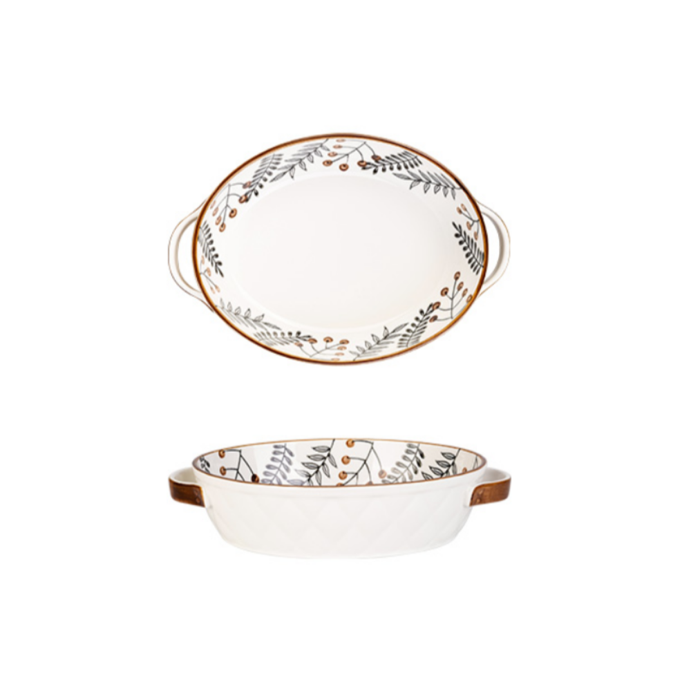 Hand Painted Leaf Dishes - Grafton Collection