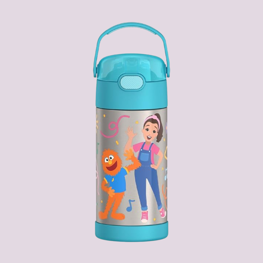 Kids Stainless Steel Vacuum Insulated Water Bottle with Straw