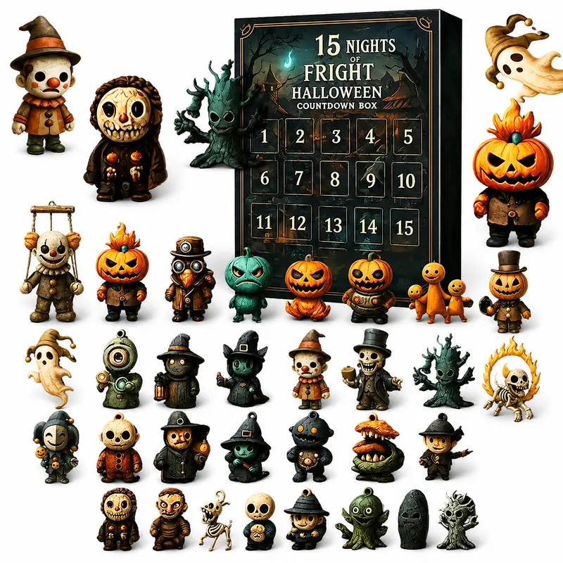 2026 Halloween Countdown Advent Calendar Scary Doll Minifigure Surprise Box Set