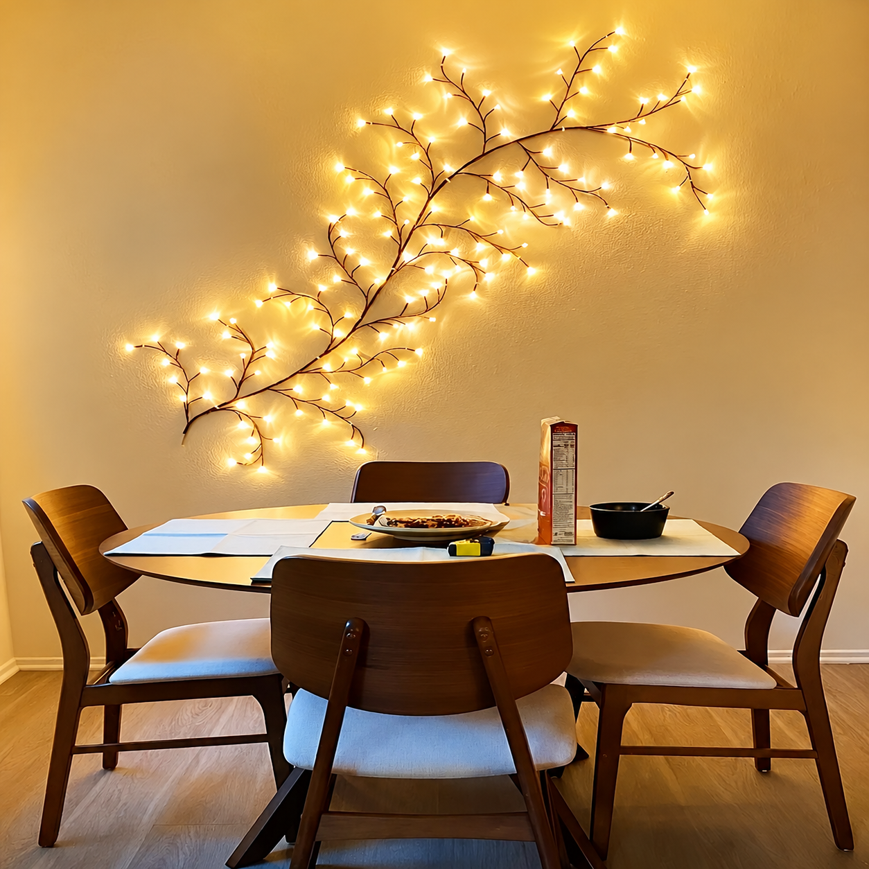 USB Powered Bendable LED Vine Lights With Multiple Modes For Christmas Decor