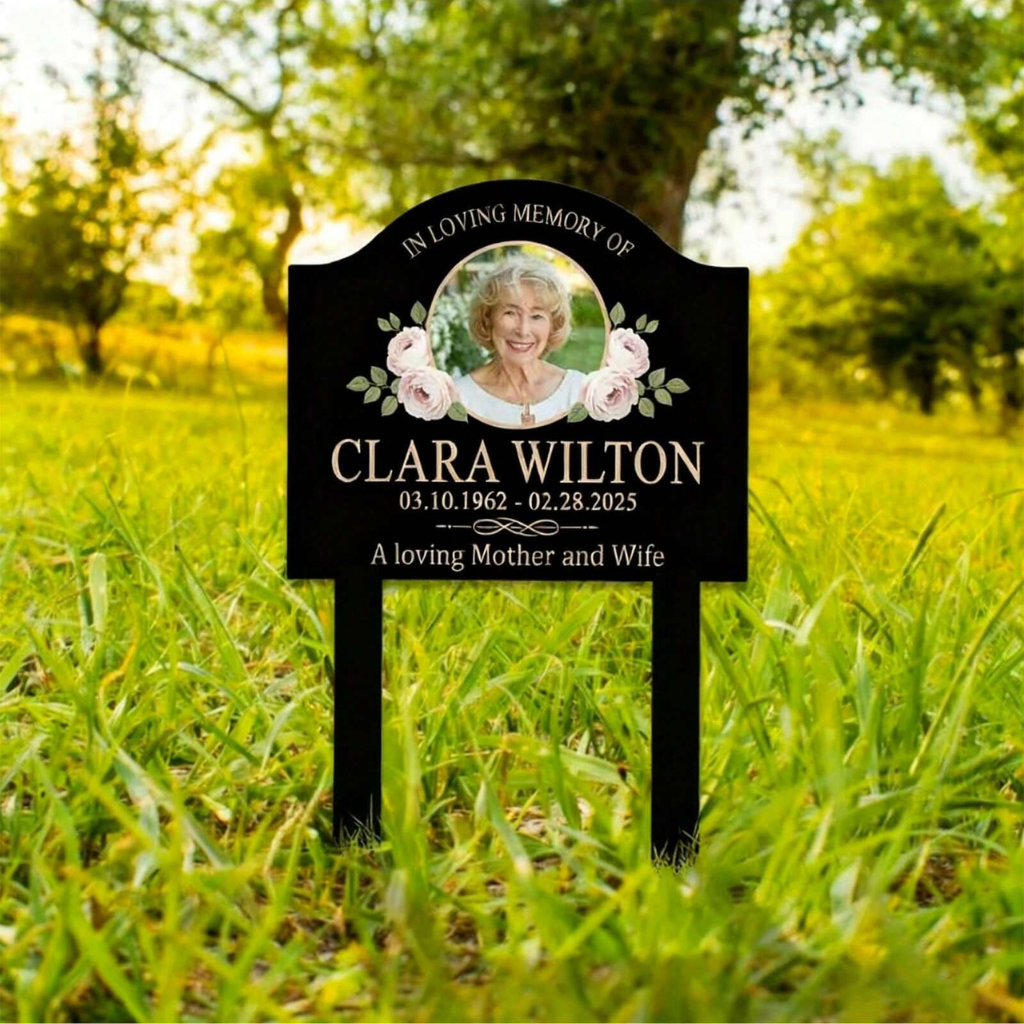 Personalized Metal Memorial Stake