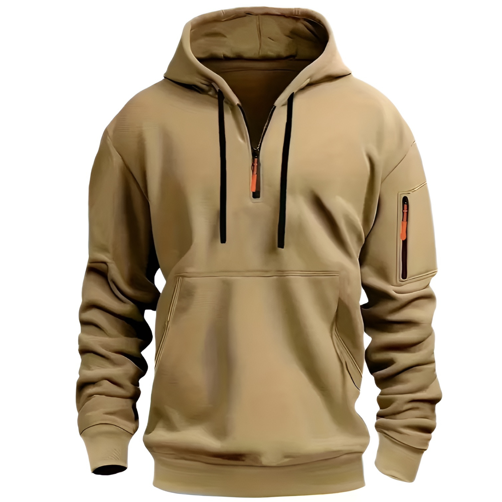 Men Autumn Winter Zip Up Hoodie
