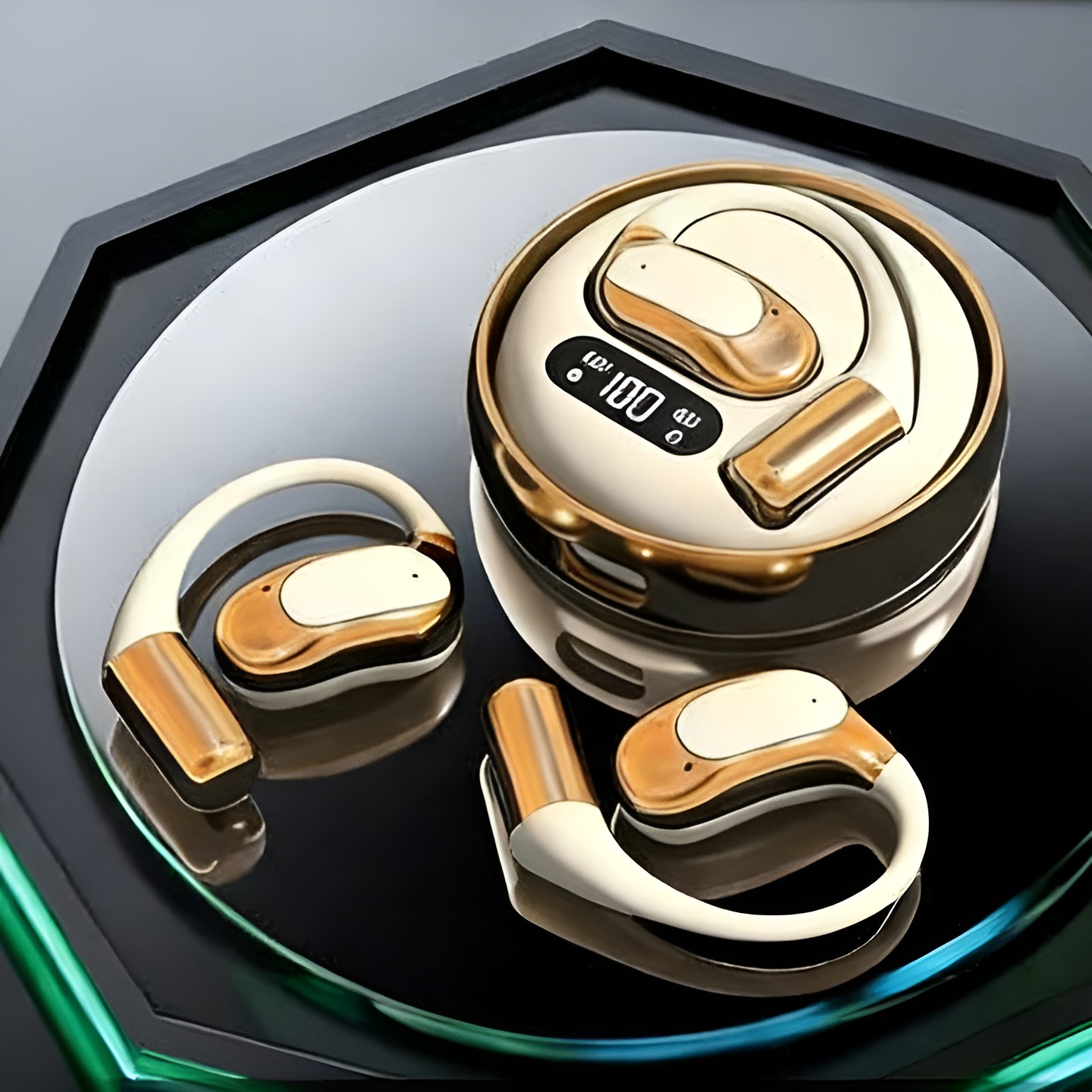 Waterproof Wireless Headphones With AI Noise Reduction