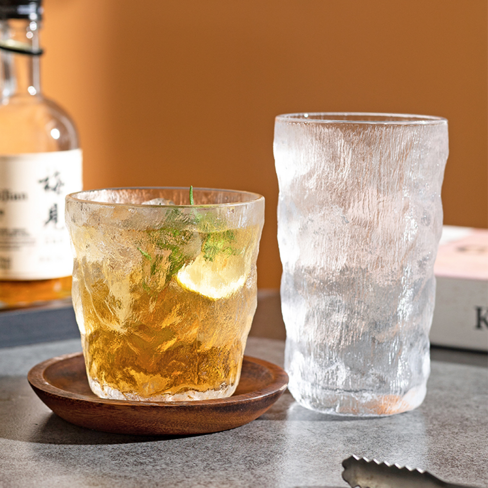 Crinkle Glass Mugs - Grafton Collection