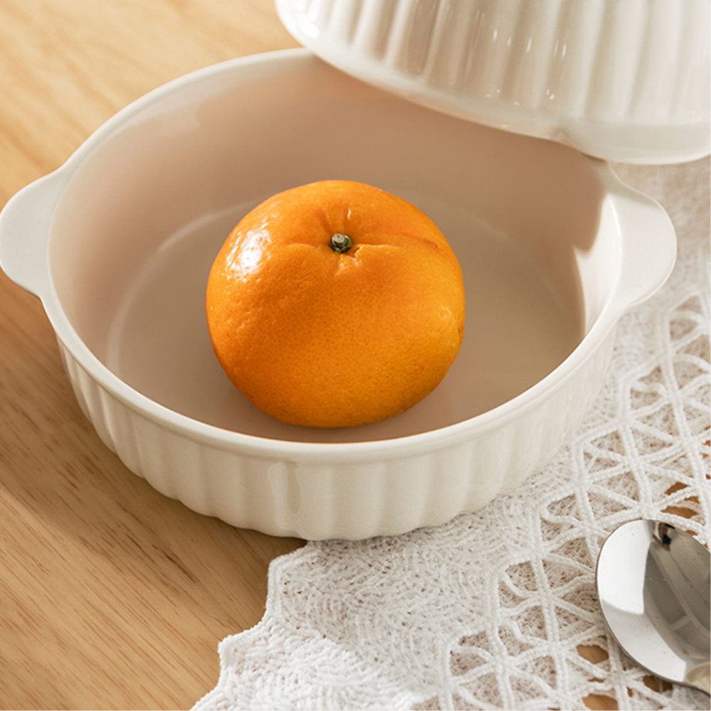 Cream Ceramic Baking Dish - Grafton Collection