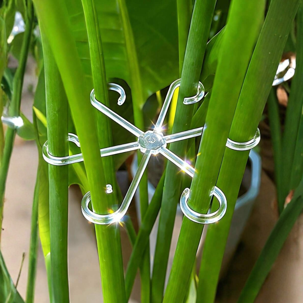 Sturdy Plastic Trellis Support Clips For Climbing Plants Indoor Outdoor Decoration